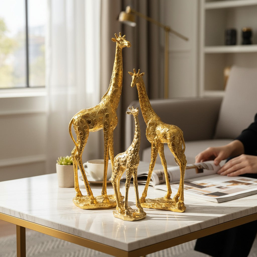 Set of Giraffe Statues
