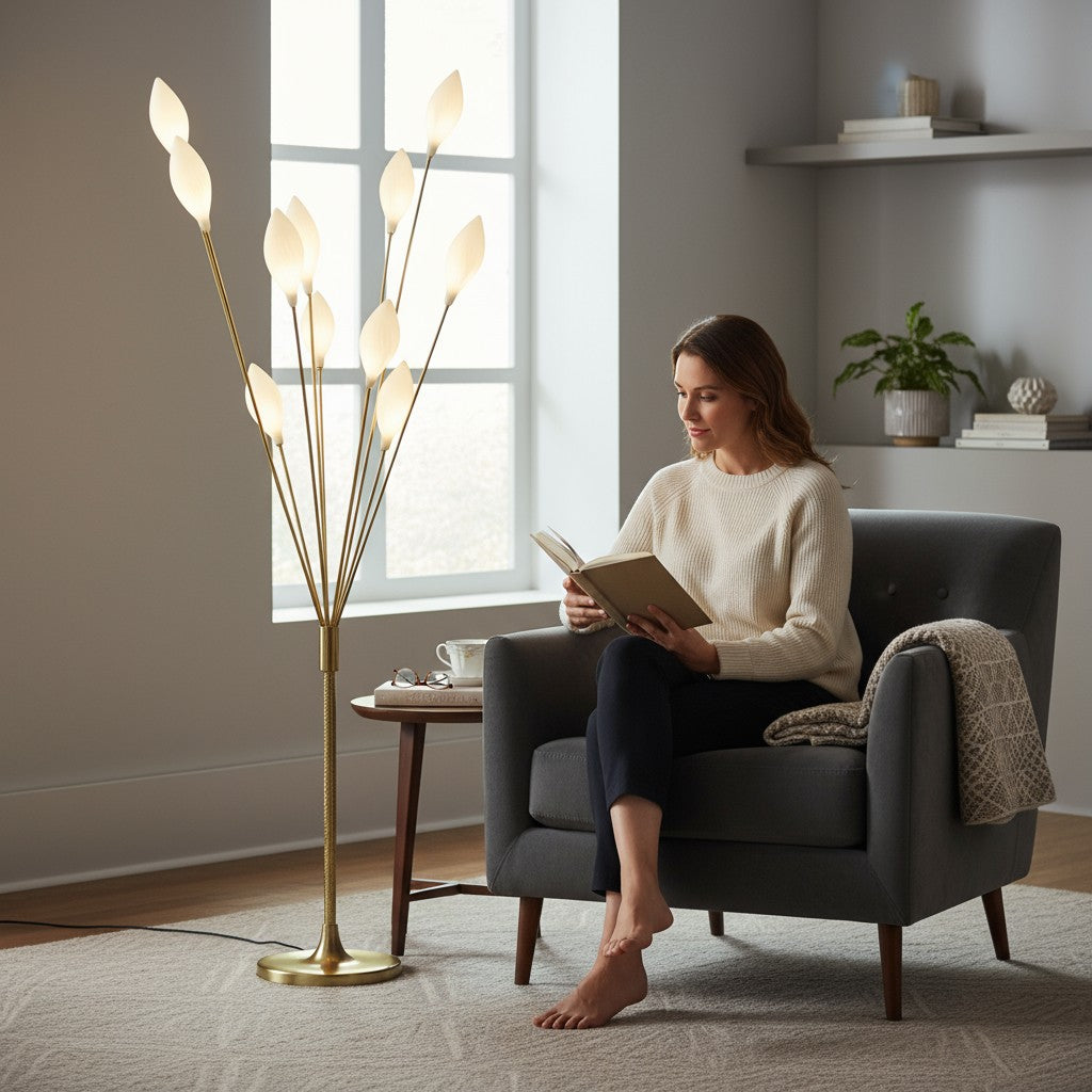 Flower Led Standing Lamp