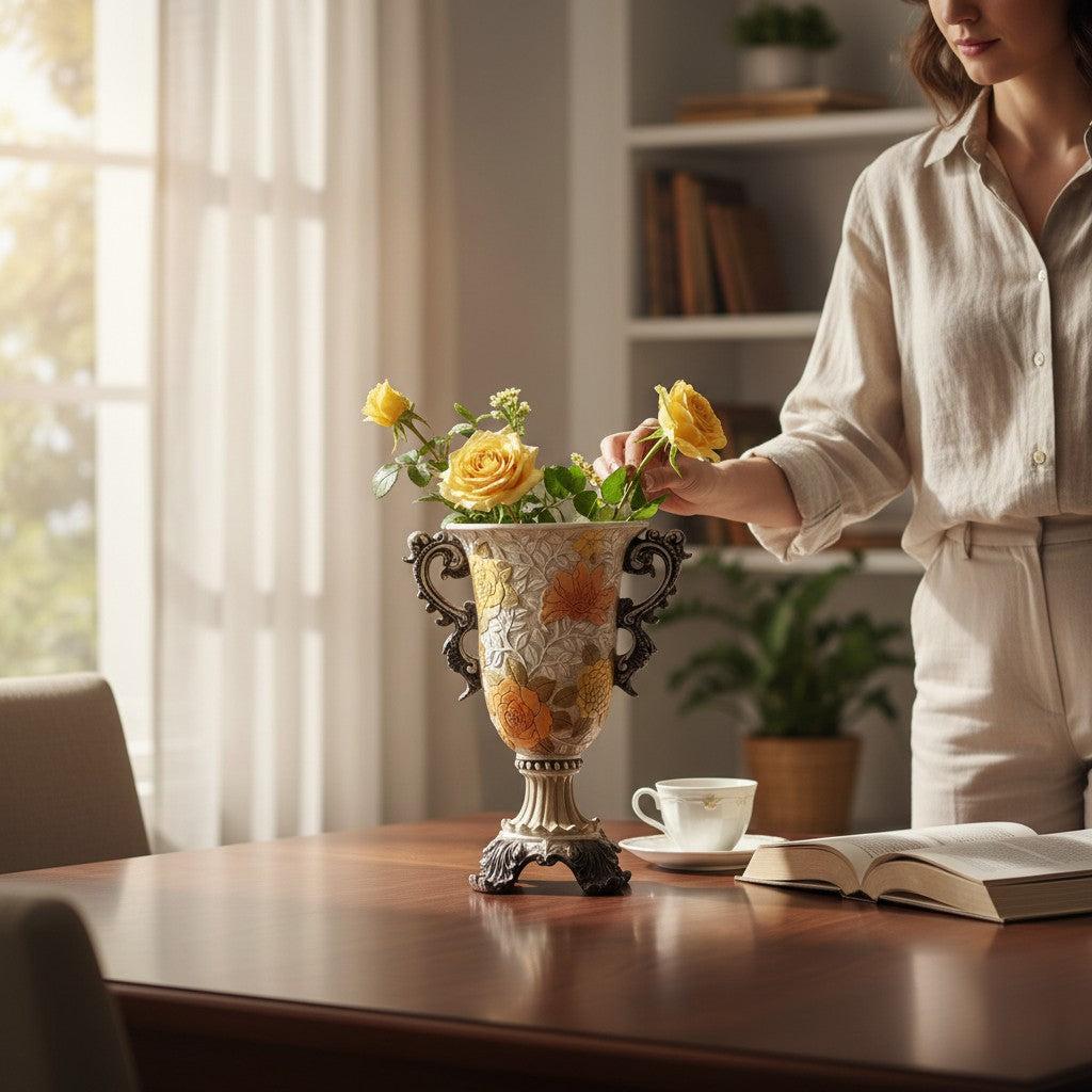 European style retro vase