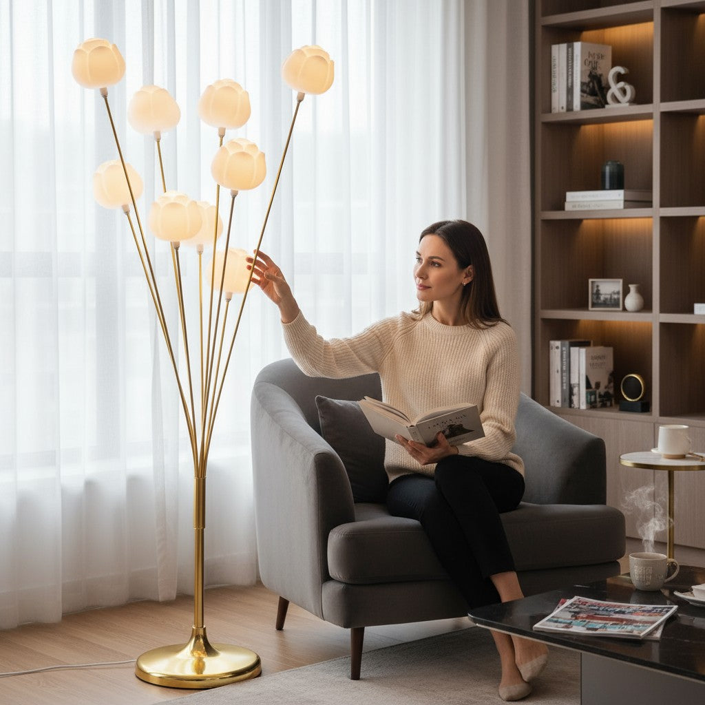 Flower Led Standing Lamp