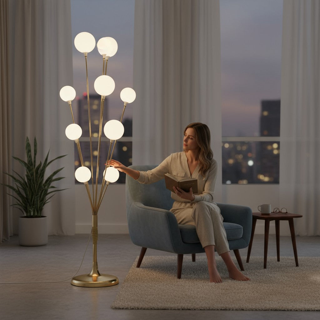 Flower Led Standing Lamp