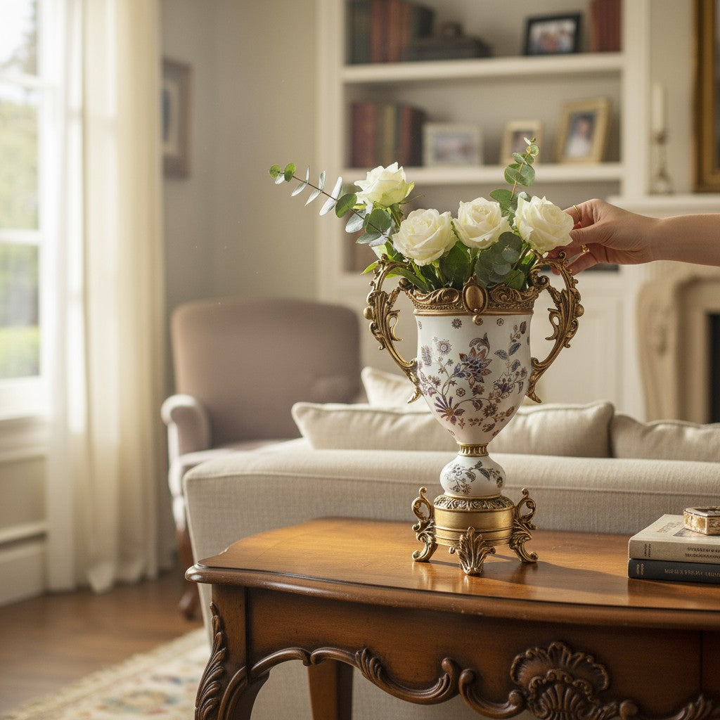 Polyresin Floral Vase