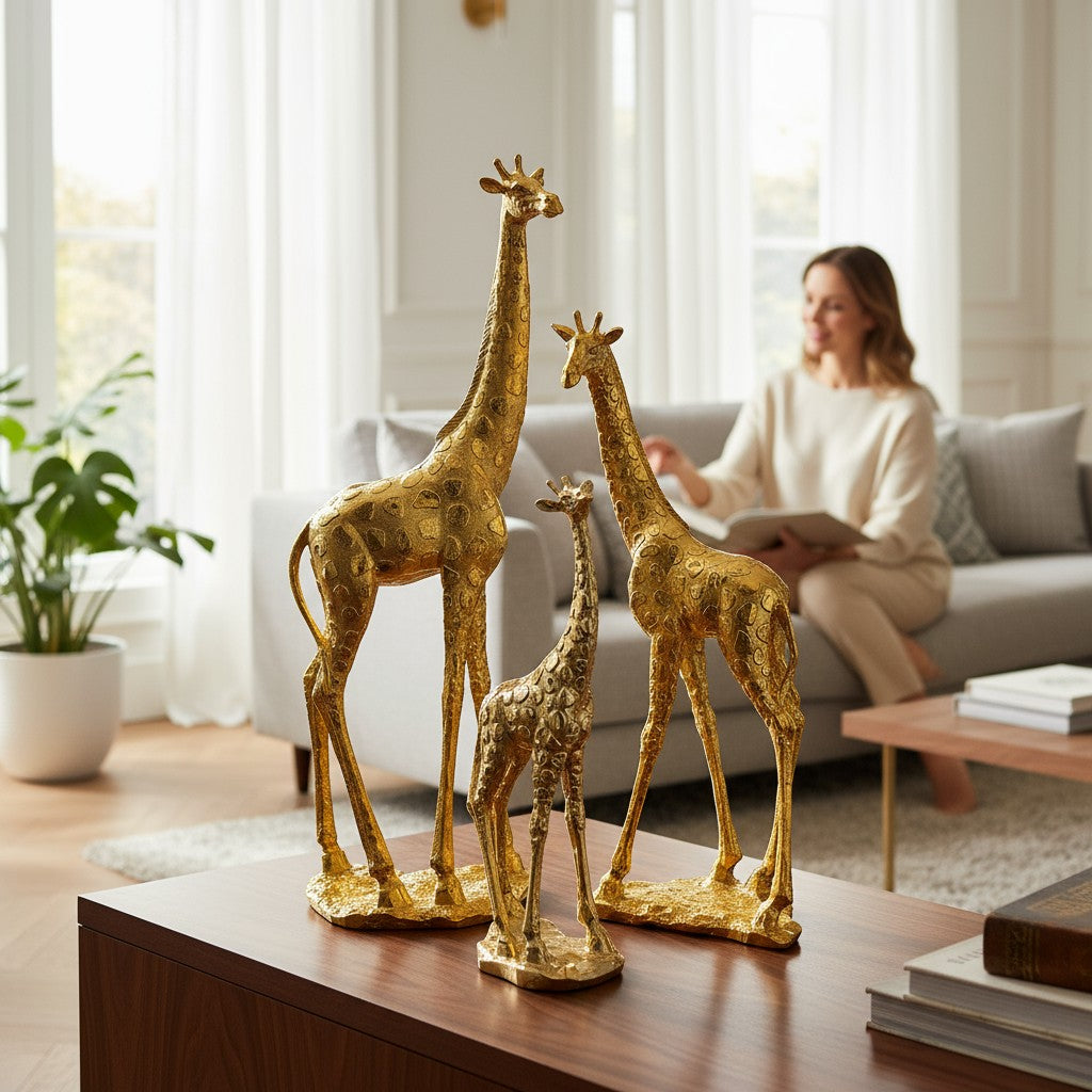 Set of Giraffe Statues
