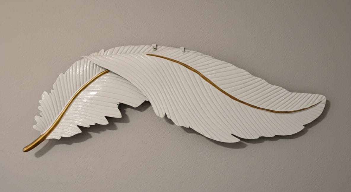 feather wall hanging