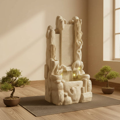 Zen Stone Cascade Fountain