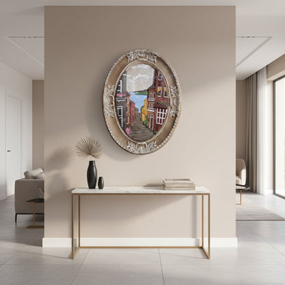 Vintage Oval Wall Plaque