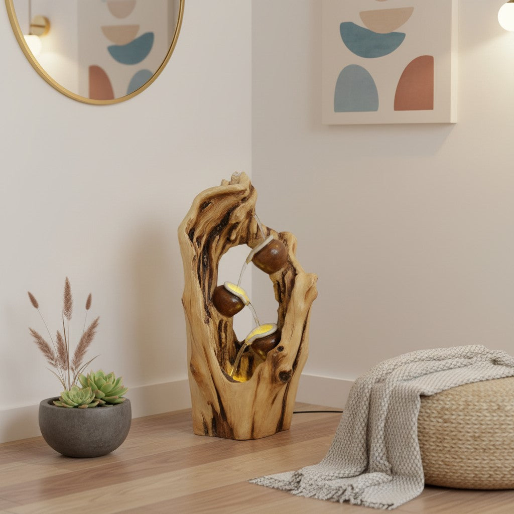 Tree Trunk Waterfall