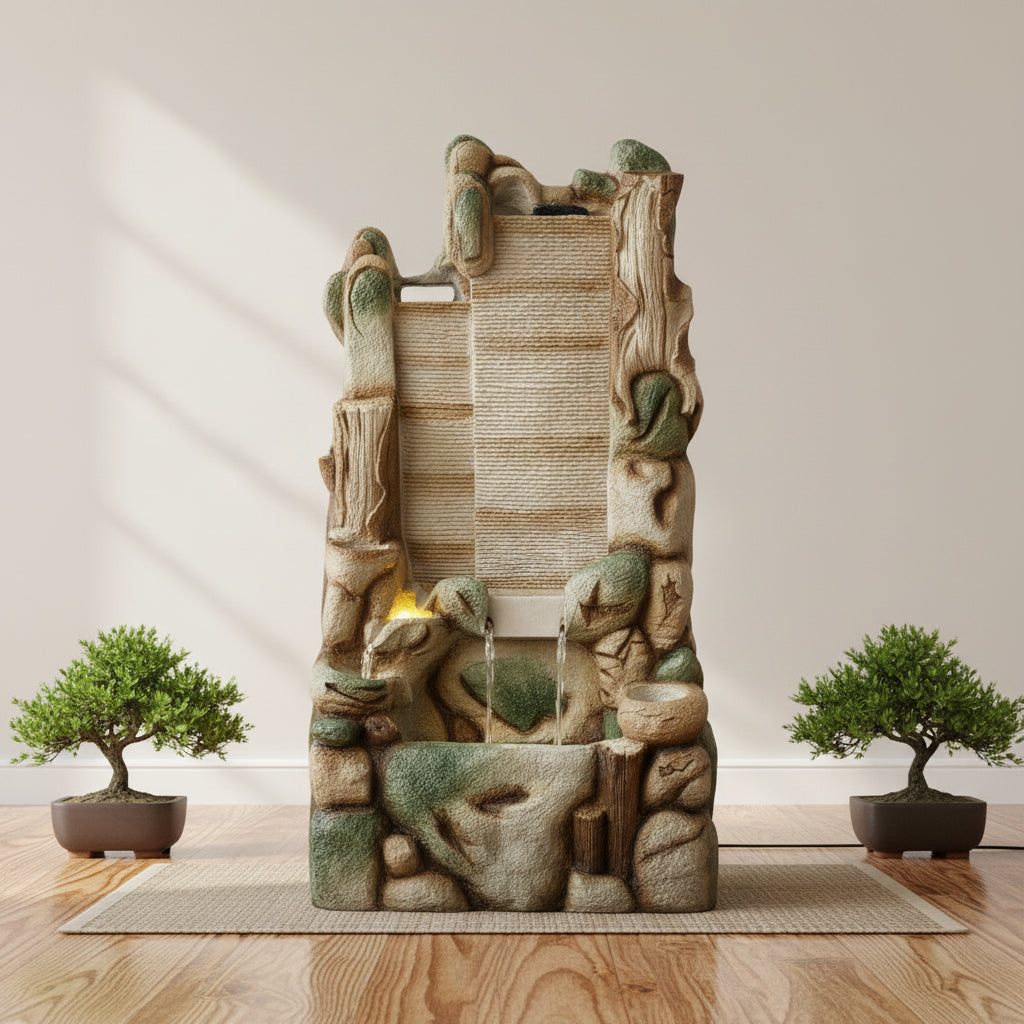 Zen Stone Cascade Fountain