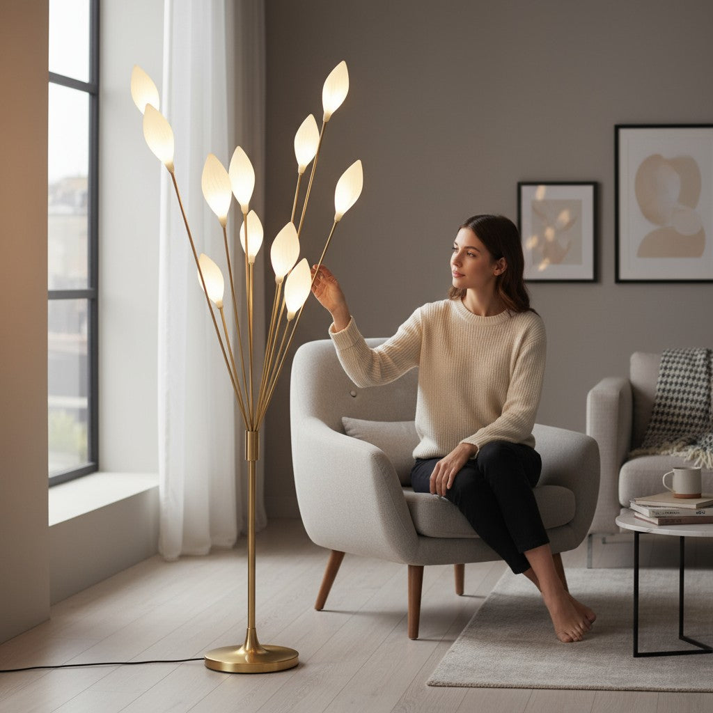 Flower Led Standing Lamp