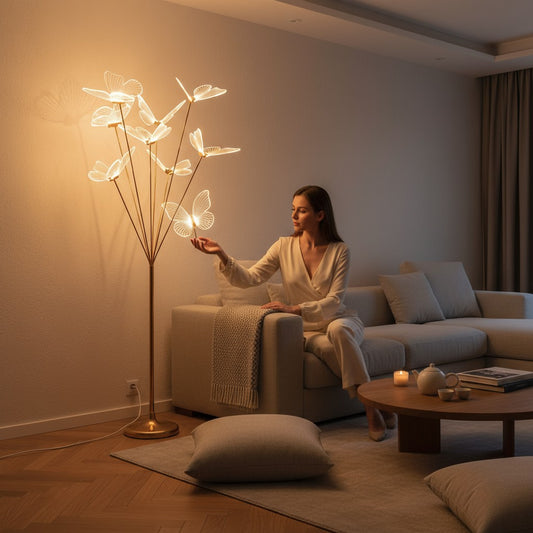 Flower Led Standing Lamp