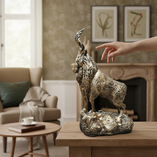 Markhor sculpture,