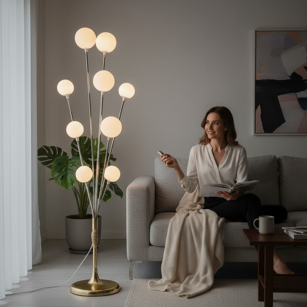 Flower Led Standing Lamp