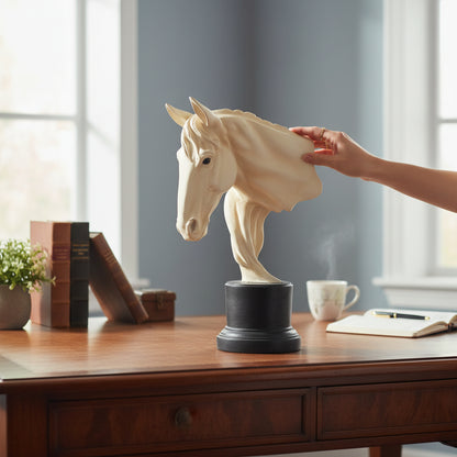 Amilcare Santini horse head sculpture