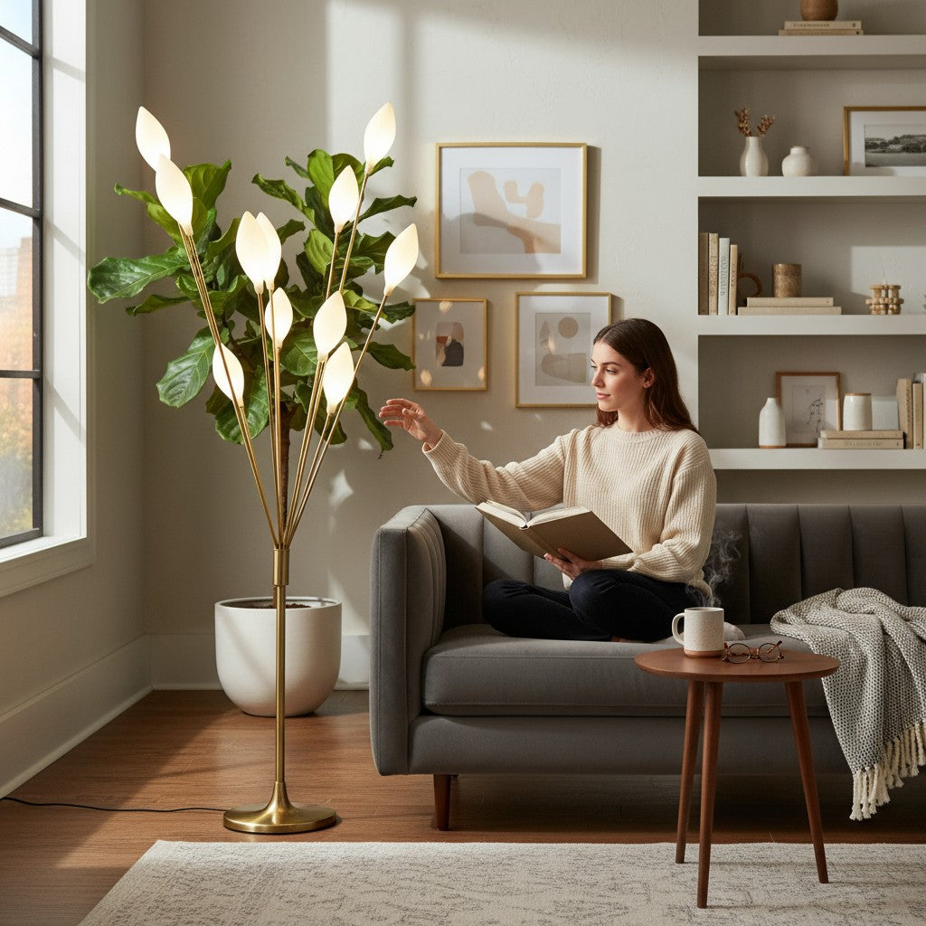 Flower Led Standing Lamp