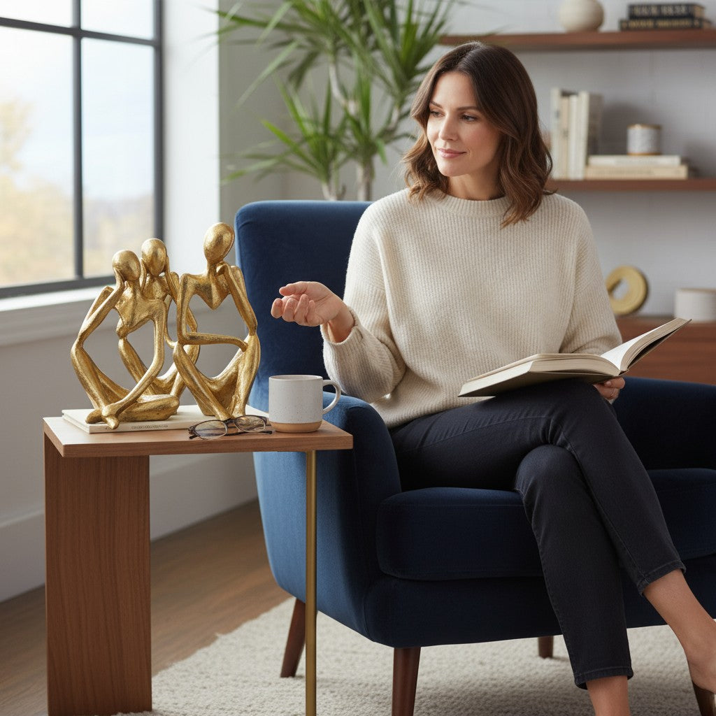 Thinking abstract sculpture